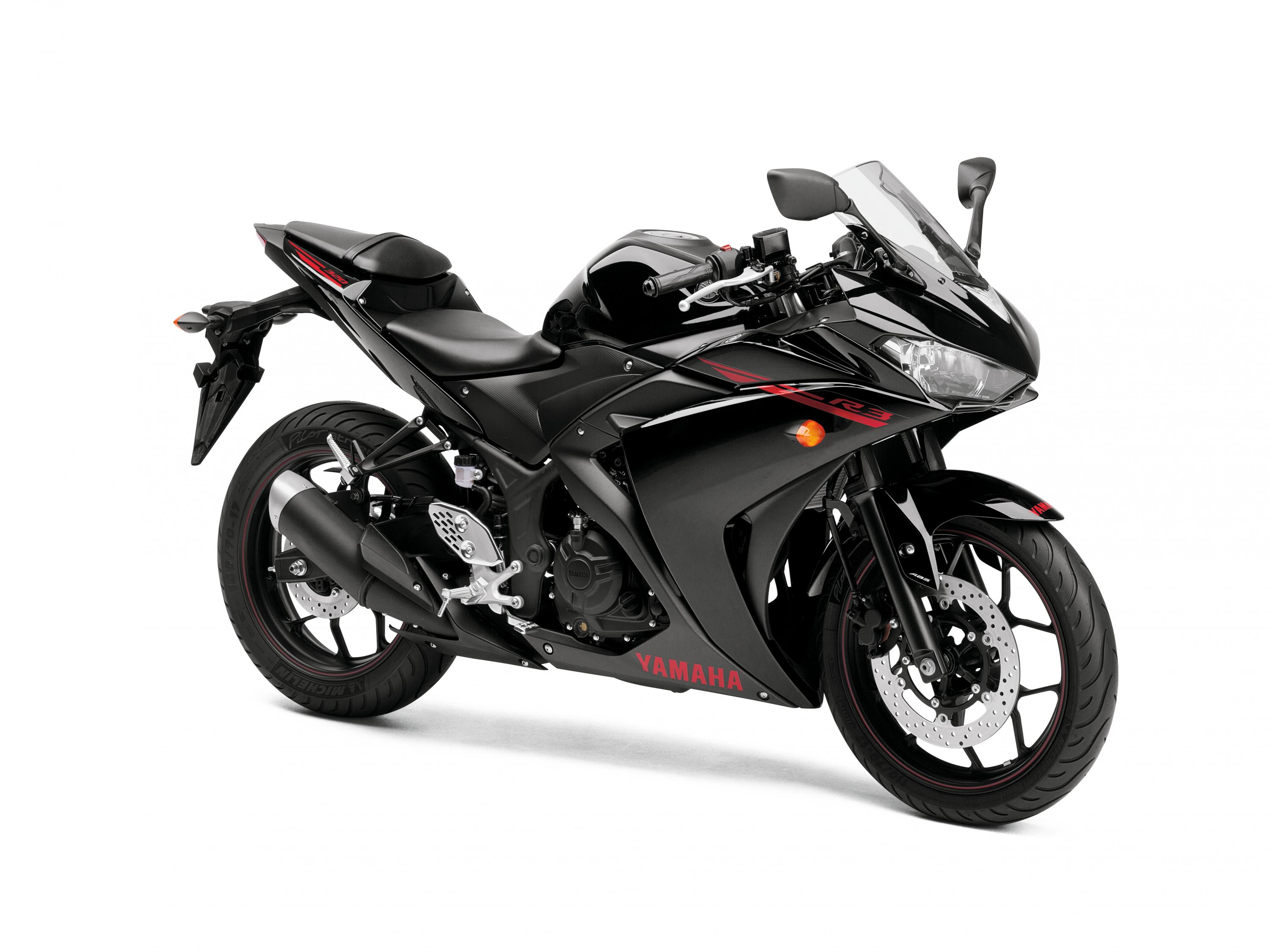 yamaha r3 black red